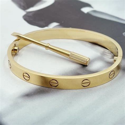 cartier cuff dupe|cartier love cufflinks.